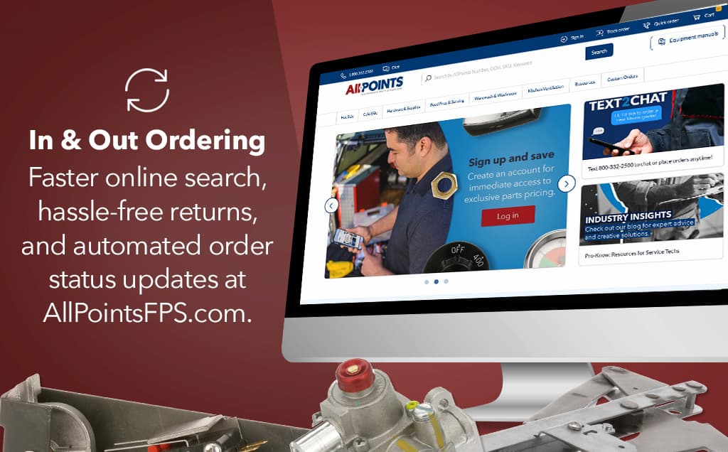 In and out Ordering. Faster online search, hassle-free returns, and automated order status updates and AllPointsFPS.com