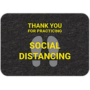 Thank you for Practicing Social Distancing Mat